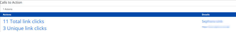 clicks data in broadcast report